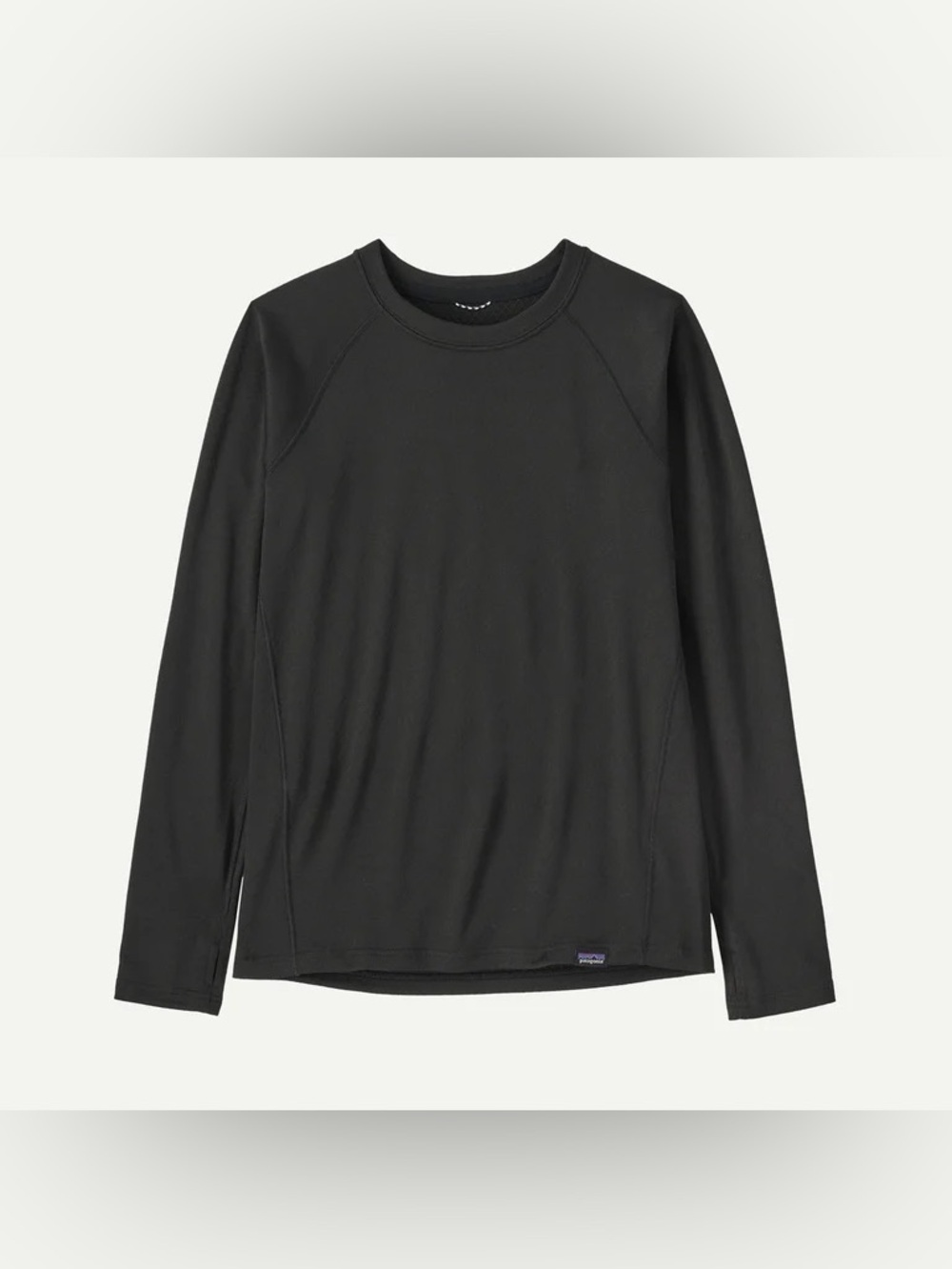 Patagonia Black Capilene Baselayer Long Sleeve Top Size XL 14 Girls